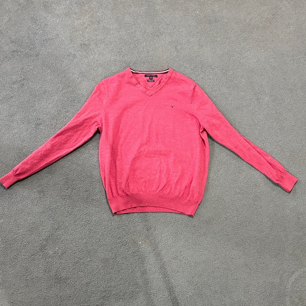 Tommy Hilfiger Coral V-Neck Sweater